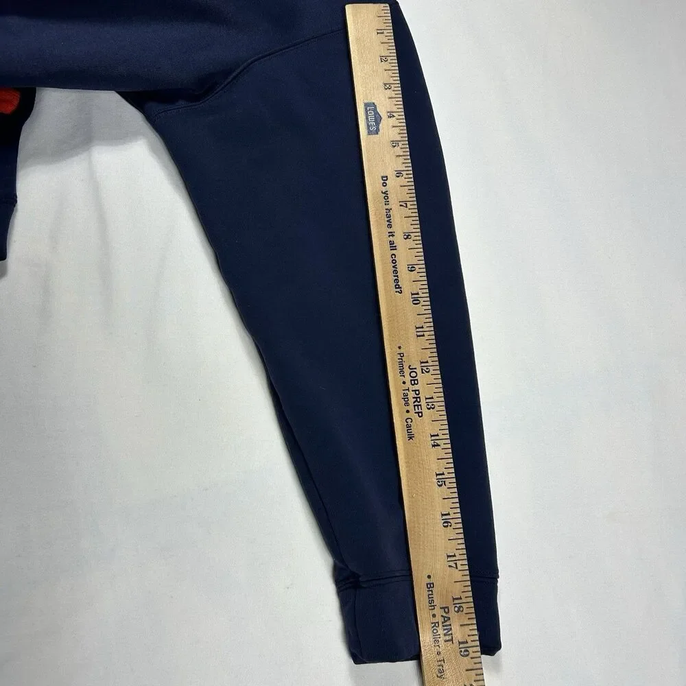 Under Armour Jacket Hooded Boys M L ? Blue Orange Hoodie Full Zip Athletic Sport